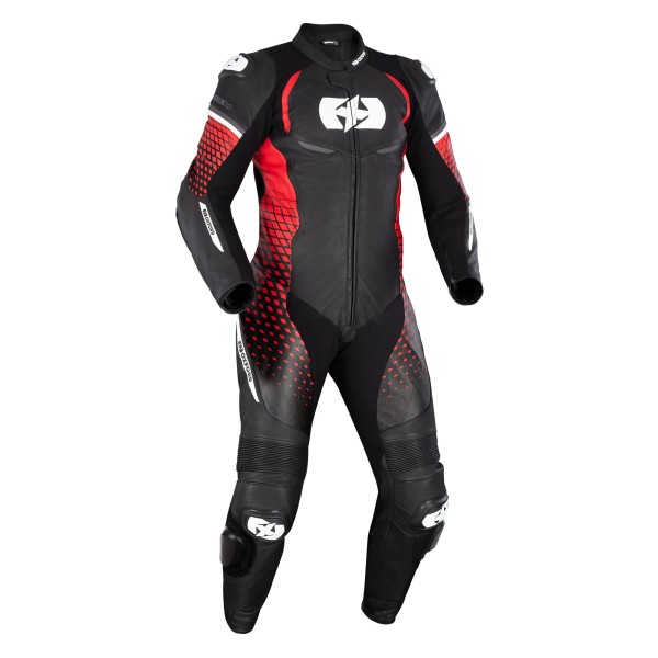 Oxford Oxford Nexus 1.0 Leather MS Suit Blk/Red